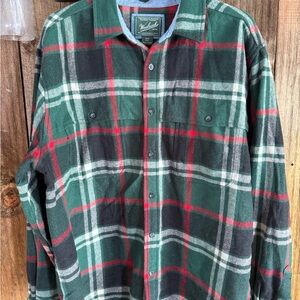 Woolrich Red and Green Plaid Shirt
